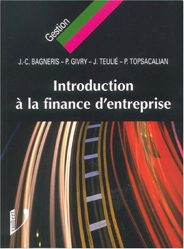 Introduction à la finance d'entreprise