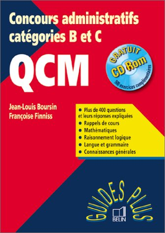 guide concours administatif, qcm