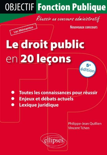 Le droit public en 20 leçons
