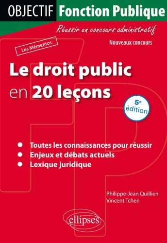 Le droit public en 20 leçons