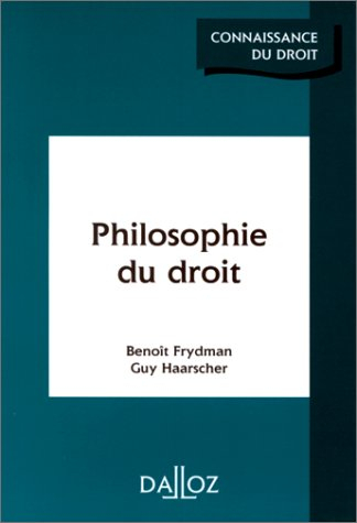 philosophie du droit. edition 1998
