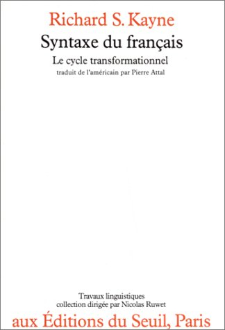 Syntaxe du français : Le Cycle transformationnel