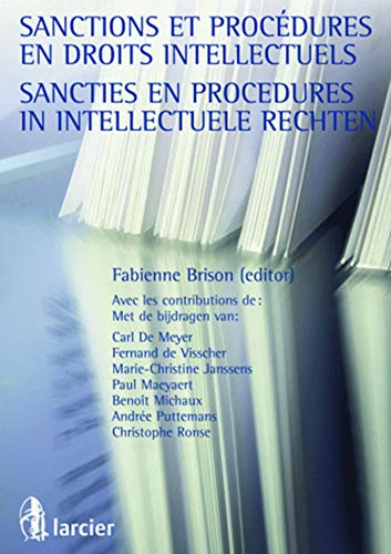 Sanctions et procédures en droits intellectuels