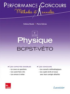 Physique BCPST-Véto 1re année : nouveaux programmes 2013