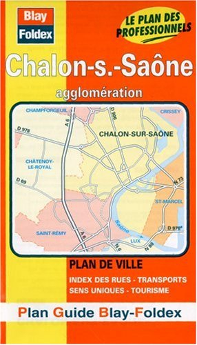 Plan de ville : Chalon-sur-Saône (avec un index)