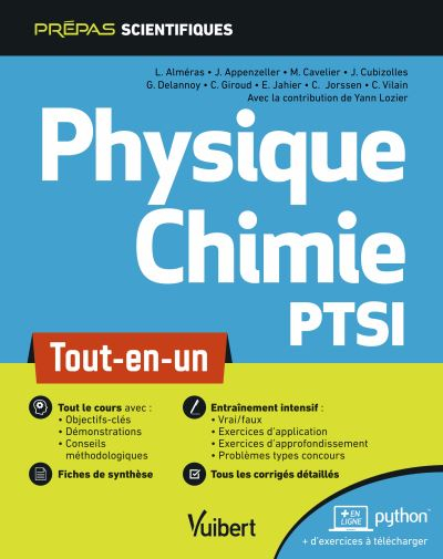 Physique chimie PTSI : tout-en-un
