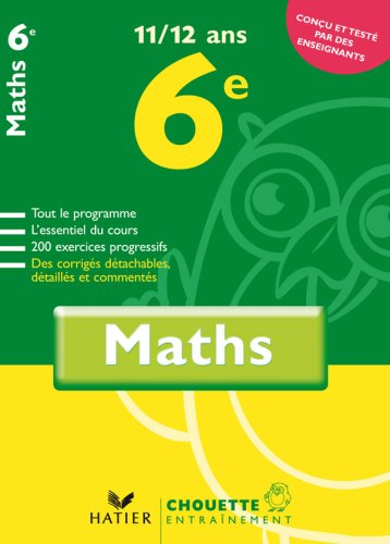 Mathématiques 6e, 11-12 ans