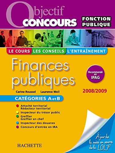 Finances publiques : catégories A et B : 2008-2009