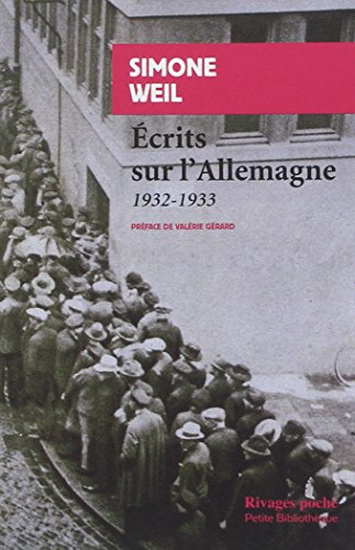 Ecrits sur l'Allemagne : 1932-1933