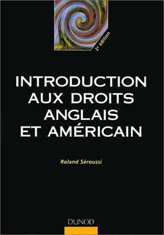 introduction aux droits anglais et américain