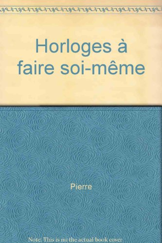Horloges à faire soi-même