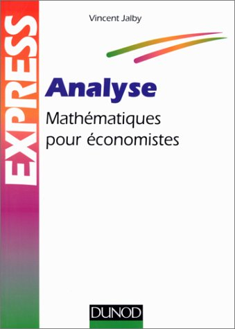 Analyse : mathématiques pour économistes