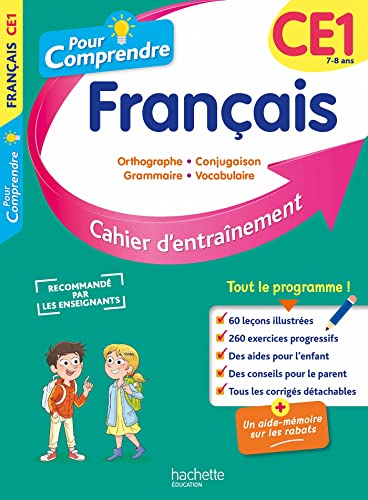 Pour comprendre, français CE1, 7-8 ans : orthographe, conjugaison, grammaire, vocabulaire : cahier d