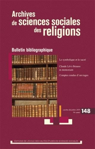 Archives de sciences sociales des religions, n° 148