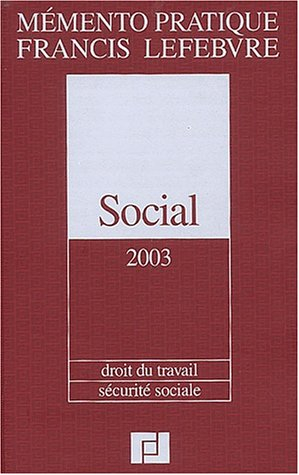 mémento social 2003