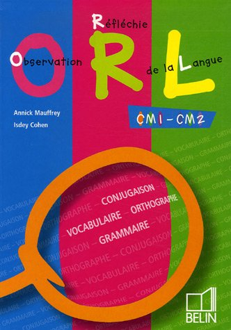 Observation réfléchie de la langue : CM1-CM2