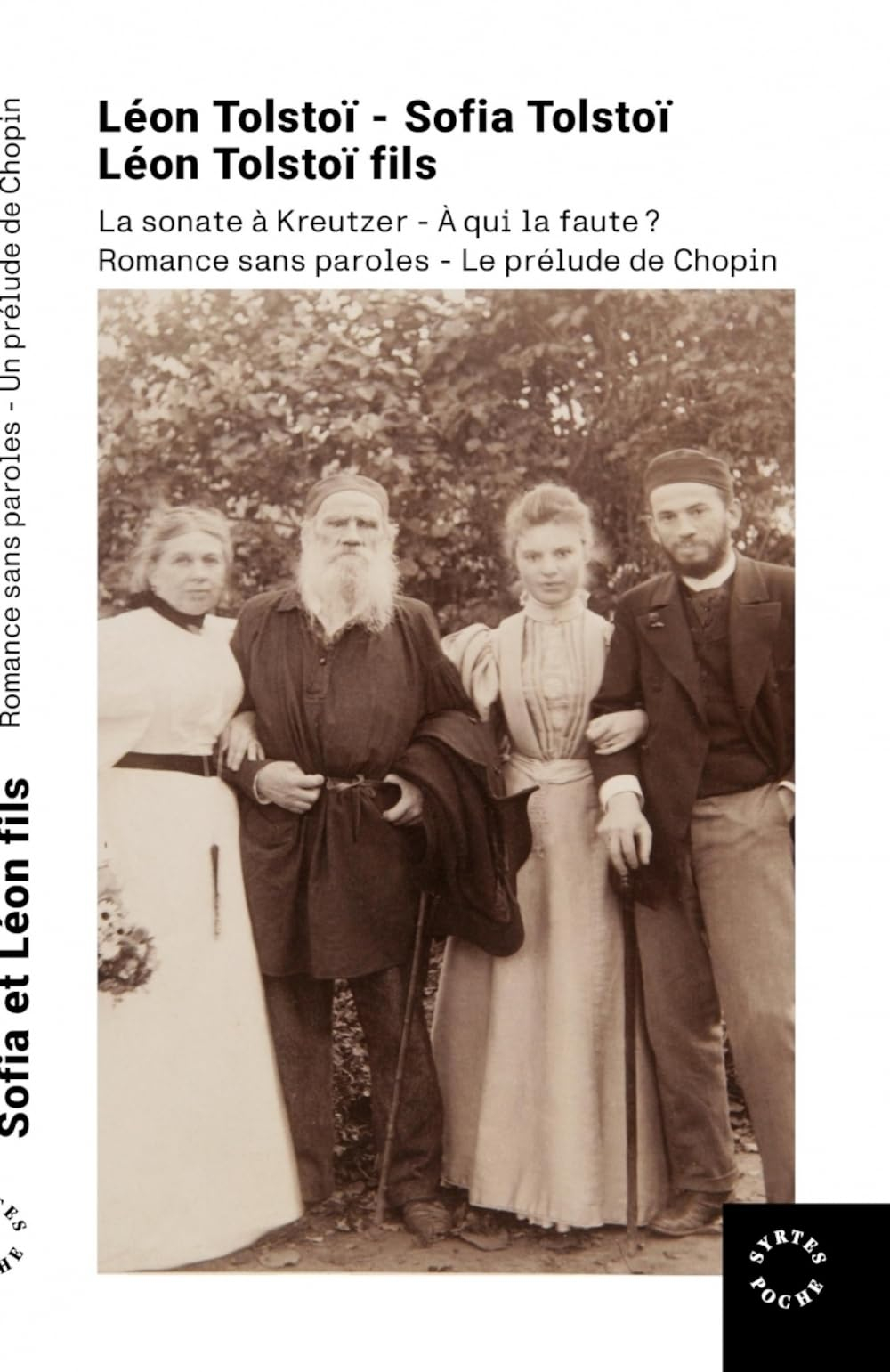 La sonate à Kreutzer. A qui la faute ?. Romance sans paroles