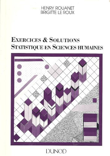 exercices et solutions, statistique en sciences humaines