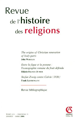Revue de l'histoire des religions, n° 1 (2006)