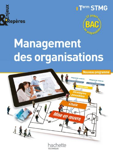 Management des organisations, terminale STMG