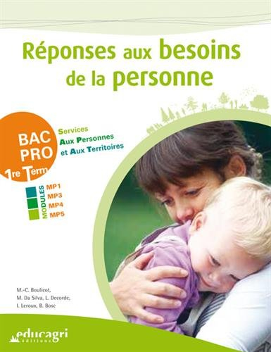 Réponses aux besoins de la personne : première, terminale bac pro services aux personnes et aux terr