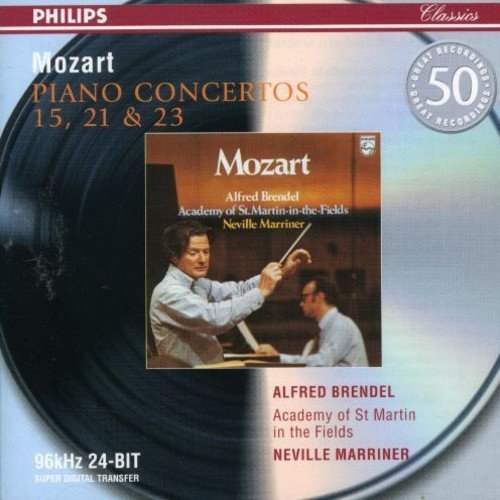 mozart: piano concertos 15, 21 & 23