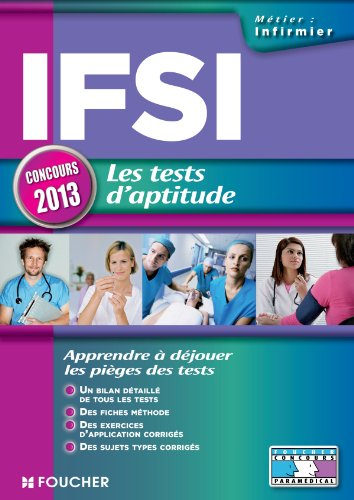 IFSI : les tests d'aptitude : concours 2013
