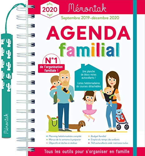 Agenda familial Mémoniak : septembre 2019 décembre 2020