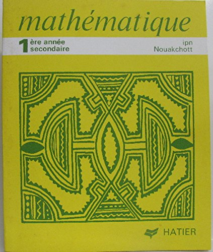 Mathématiques : 1re A1, B : programme 1988