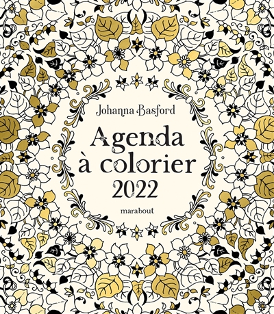 Agenda à colorier 2022