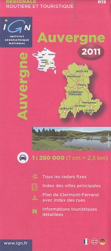 R13 Auvergne 2011 1/250.000