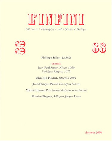 Infini (L'), n° 88