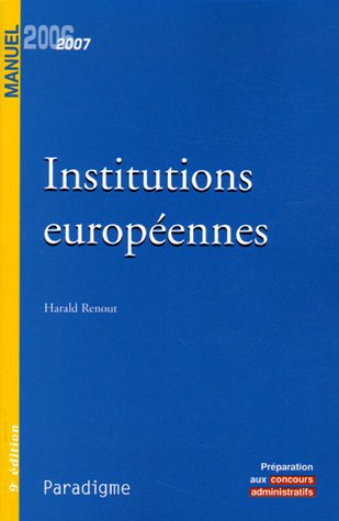 institutions européennes : edition 2006-2007