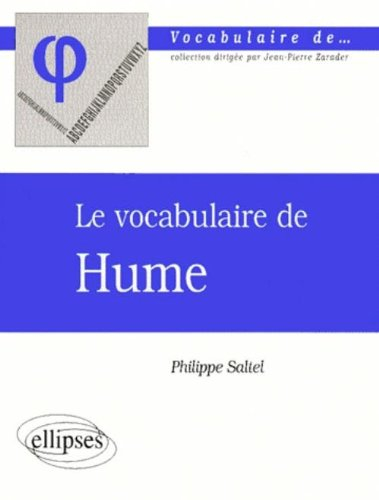 Le vocabulaire de Hume