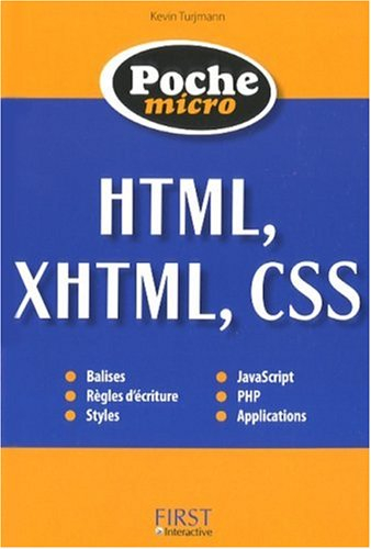 HTML, XHTML, CSS