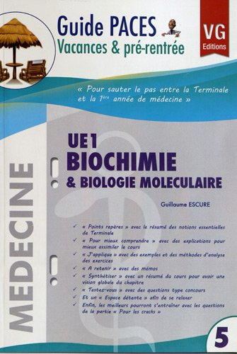Biochimie & biologie moléculaire, UE1