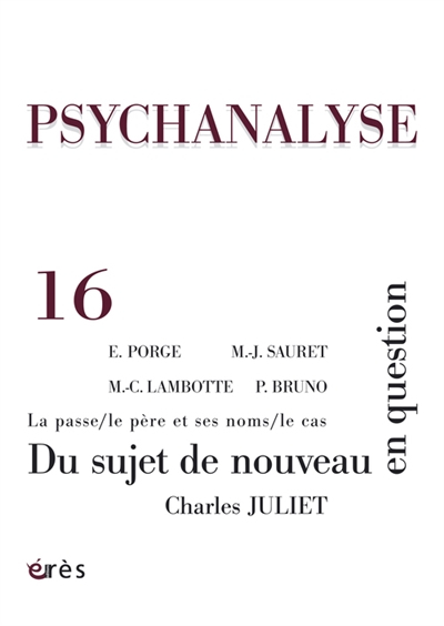 Psychanalyse, n° 16