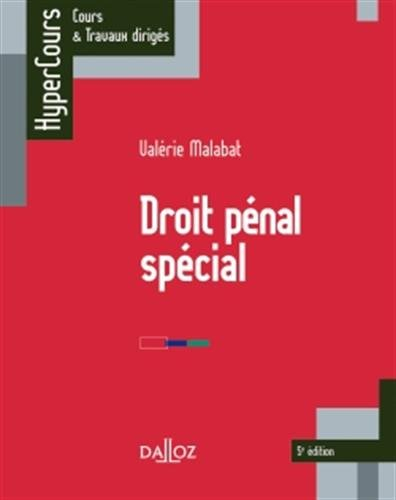 Droit pénal spécial