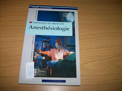 Checklist anesthésiologie