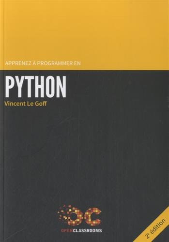 apprenez à programmer en python (2e édition)