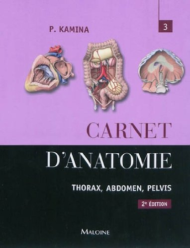 Carnet d'anatomie. Vol. 3. Thorax, abdomen, pelvis