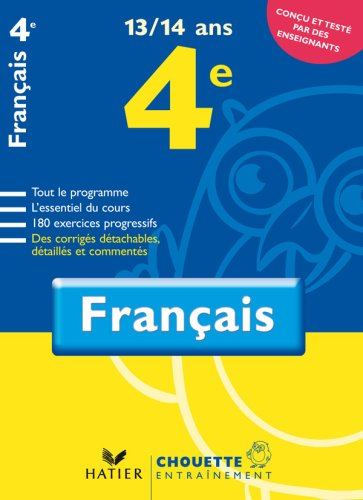 Français 4e, 13-14 ans