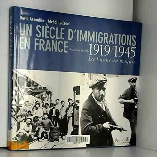 Un siècle d'immigrations en France. Vol. 2. De l'usine au maquis, 1919-1945