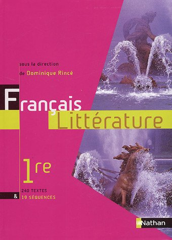 français littérature 1e