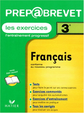 Français, 3e : les exercices