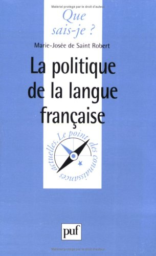 La politique de la langue française