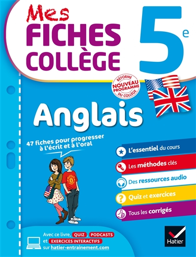 Anglais 5e, cycle 4