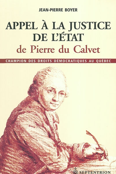 Appel à la justice de l'État de Pierre du Calvet, champion..