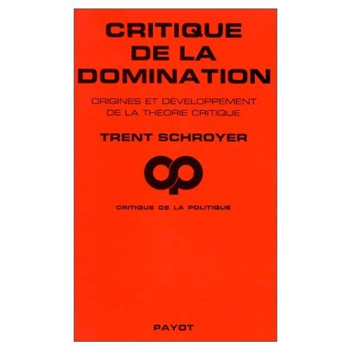 Critique de la domination : origines et développement de la théorie critique
