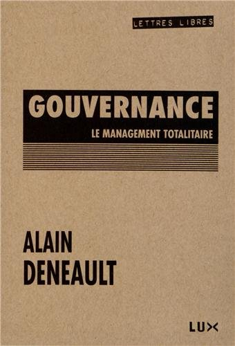 Gouvernance : management totalitaire